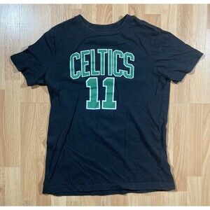 NBA Celtics Graphic Tee (Youth Size L 10/12) Kyrie Irving #11 Basketball Shirt